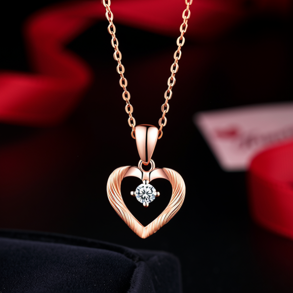 情人节金项链真实图片